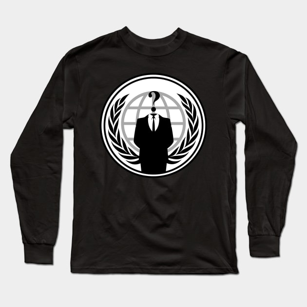 Anonymous Long Sleeve T-Shirt by nikovega21